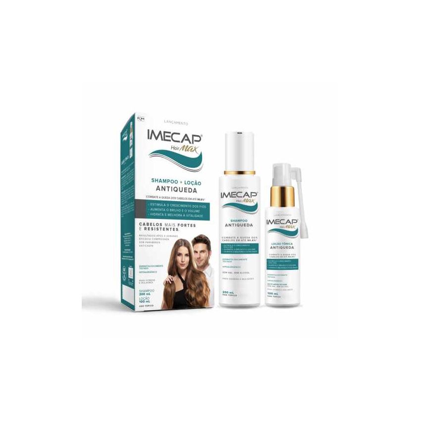IMECAP SHAMPOO+LOÇÃO ANTIQUEDA 200ML +100ML