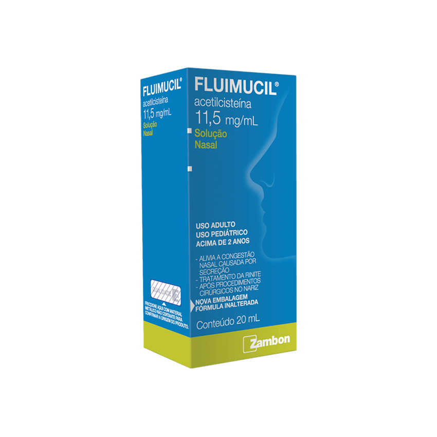 FLUIMUCIL SOLUÇÃO NASAL COM 20ML-ZAMBON-