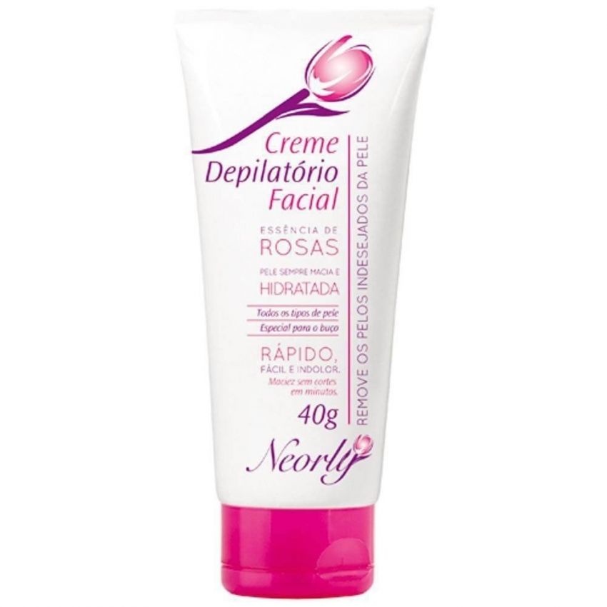 CREME DEPILATÓRIO FACIAL ESSENCIA DE ROSAS NEORLY 40G
