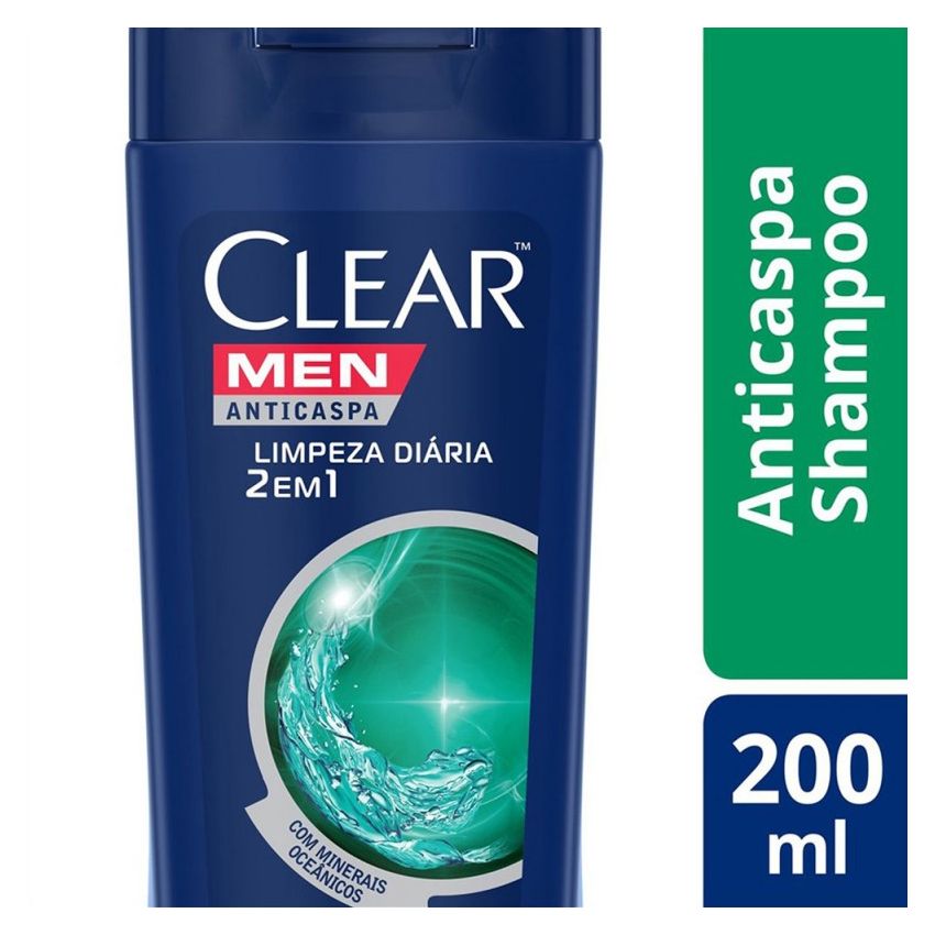 SHAMPOO CLEAR ANTI CASPA MEN DUAL E 200ML