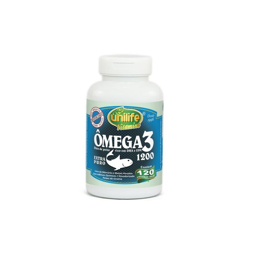 OLEO DE PEIXE OMEGA 3 1200 MG COM 120 CAPSULAS