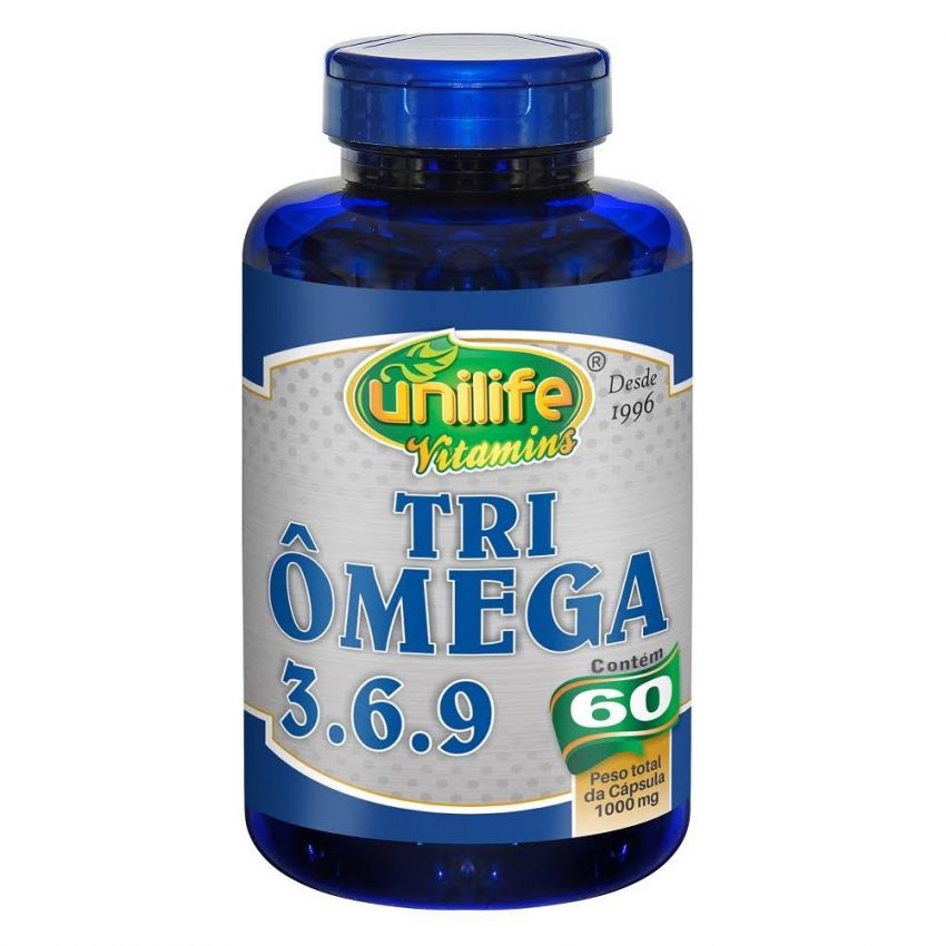 TRI OMEGA 3 6 9 1000 MG COM 60 CAPSILAS