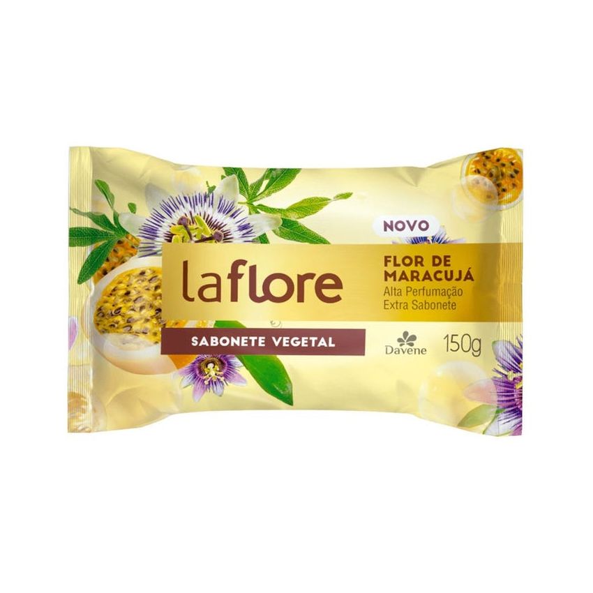 SABONETE LA FLORE FLOR DE MARACUJA COM 150G