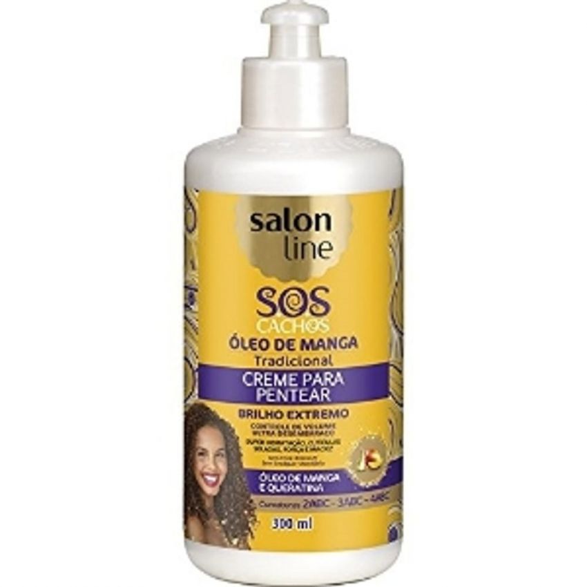 CREME PARA PENTEAR S.O.S CACHOS ÓLEO DE MANGA 300ML