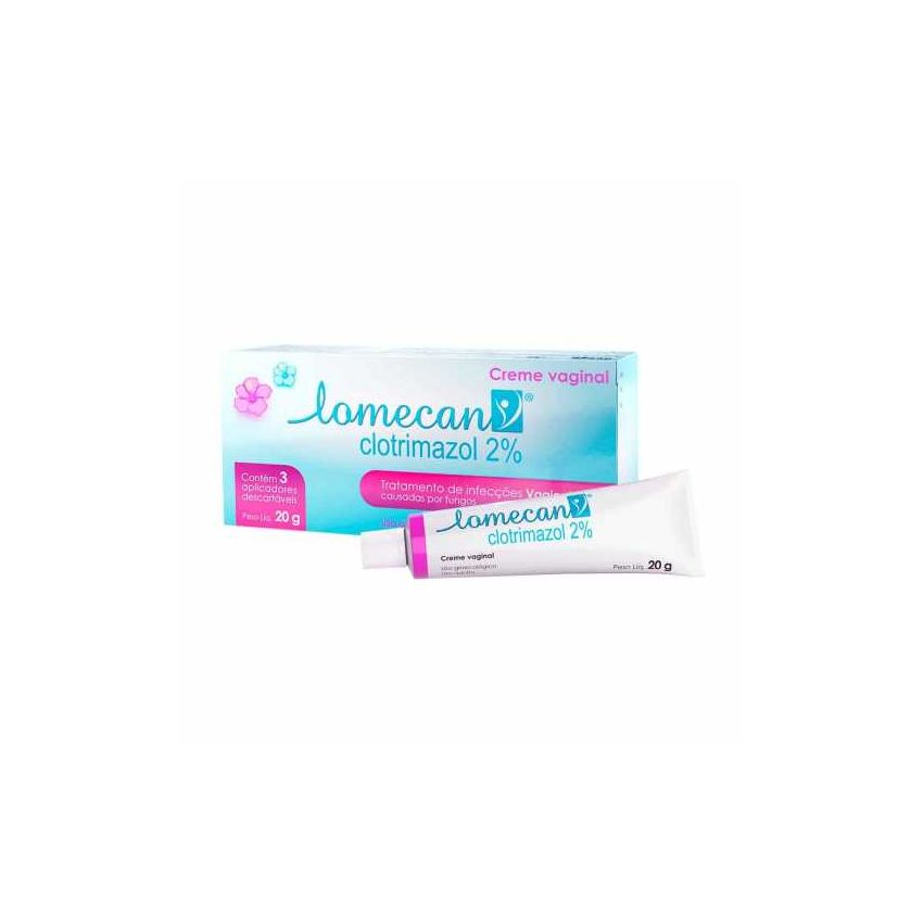 LOMECAN CREME VAGINAL COM 20 GRAMAS