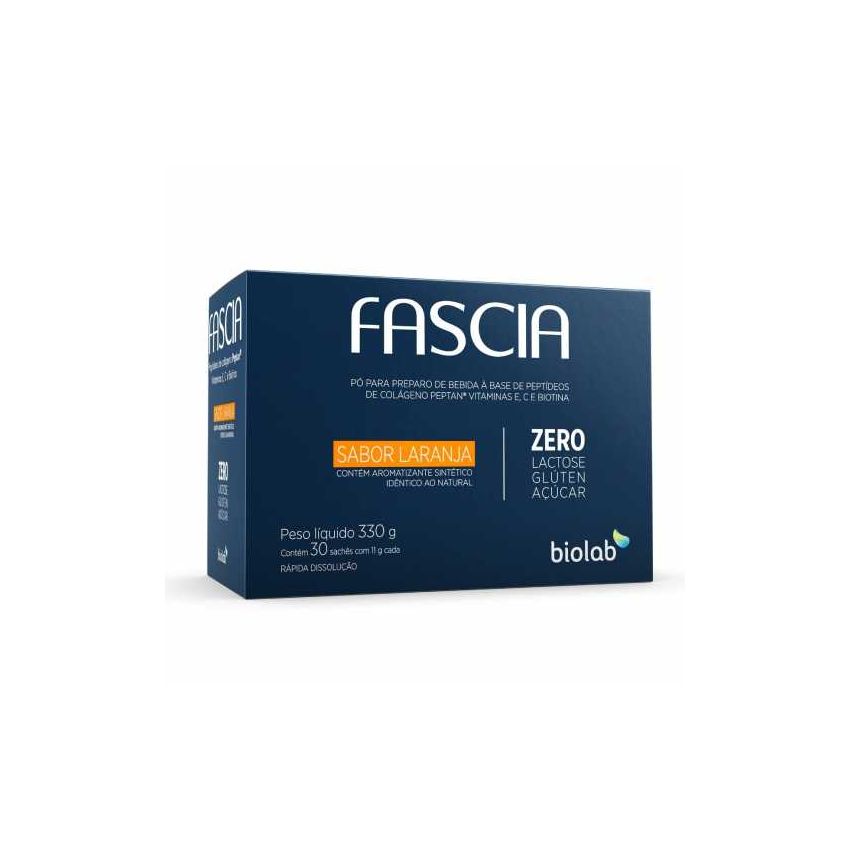 FASCIA PEPTI COLAGENO SABOR LARANJA 30 SACHES DA 11GRAMAS
