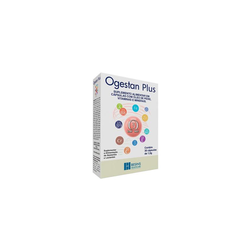 OGESTAN PLUS SUPLEMENTO ALIMENTAR COM 30 CÁPSULAS 