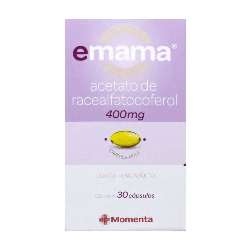 EMAMA 400MG COM 30 CÁPULAS MOLES