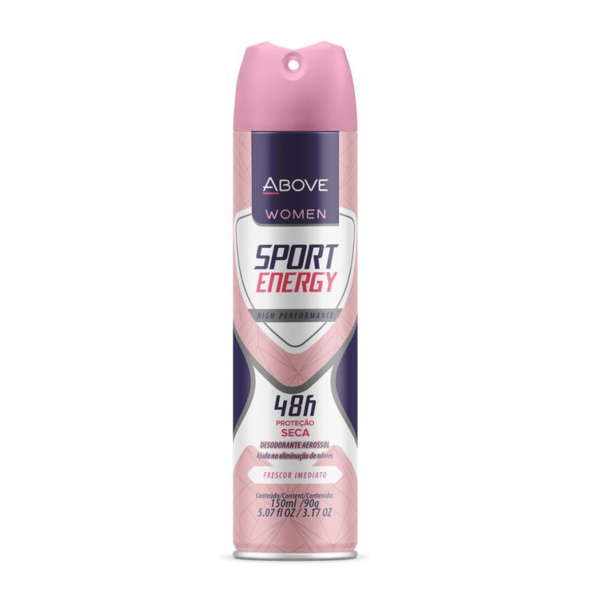 DESODORANTE AEROSOL ABOVE WOMEN SPORT ENERGY 150ML