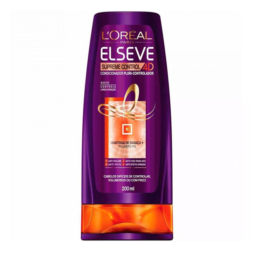 CONDICIONADOR ELSEVE SUPREM CONT 4D 200 ML