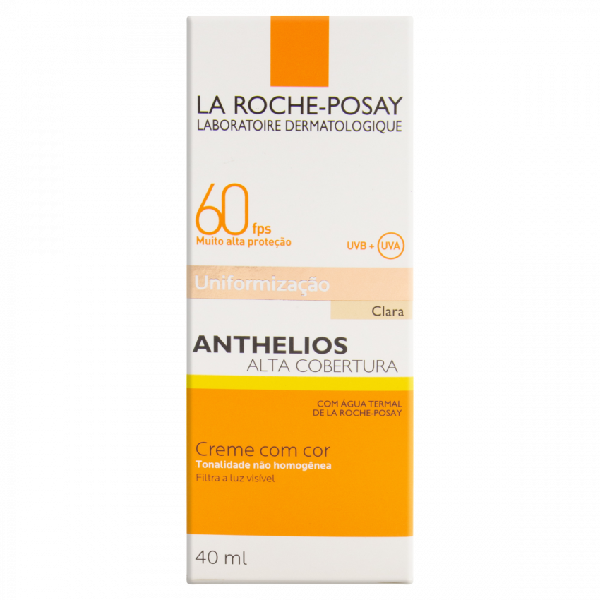 ANTHELIOS FPS60 ALTA COBERTURA CLARA COM 40ML