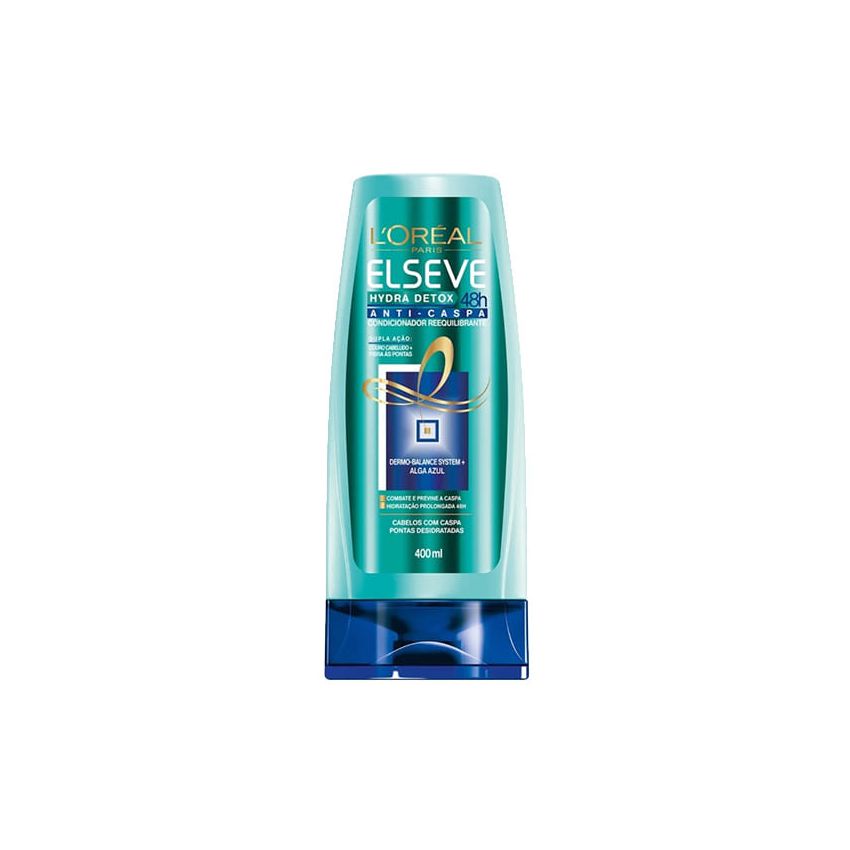 CONDICIONADOR ELSEVE HYDRA-DETOX ANTICASPA COM 400ML