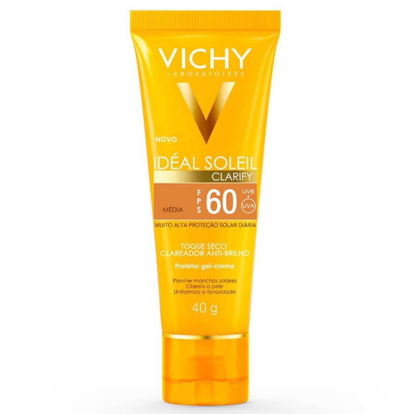 VICHY IDÉAL SOLEI CLARIFY MÉDIA FPS 60 40G
