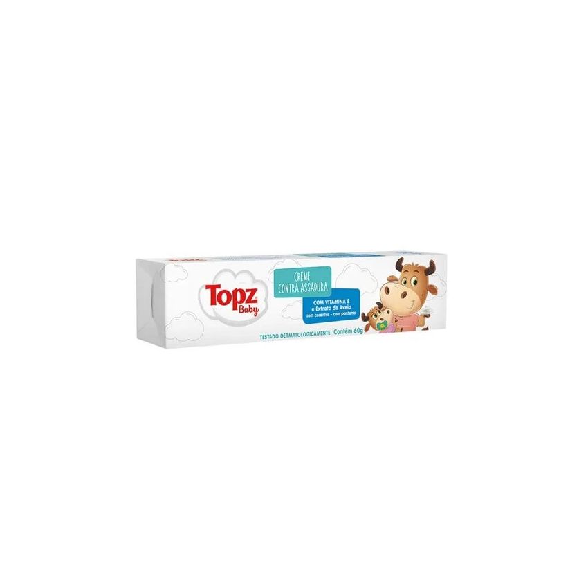 CREME CONTRA ASSADURA TOPZ BABY COM 60 GRAMAS