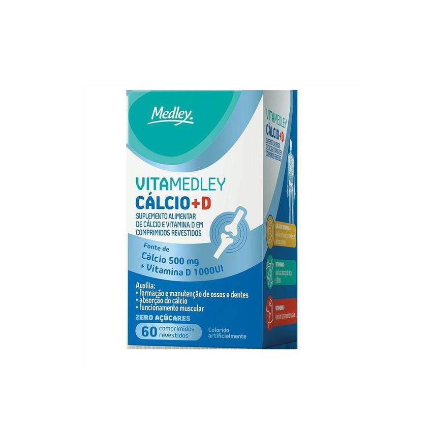 VITA MEDLEY CALCIO+D COM 60 COMPRIMIDOS