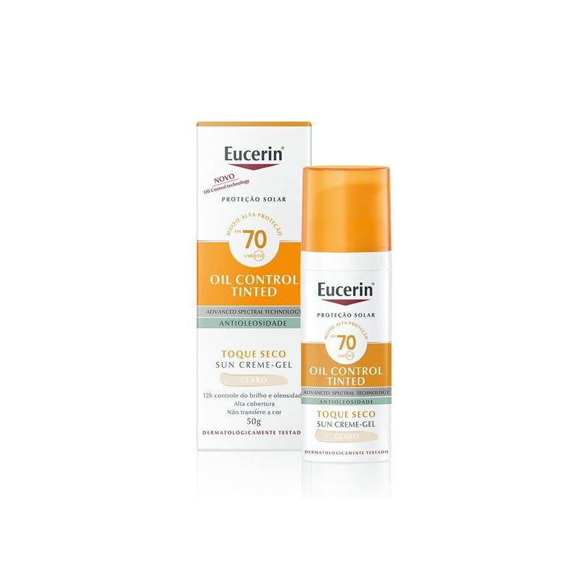 EUCERIN OIL CONTROL FPS70 ANTIOLEOSIDADE CLARO 50G