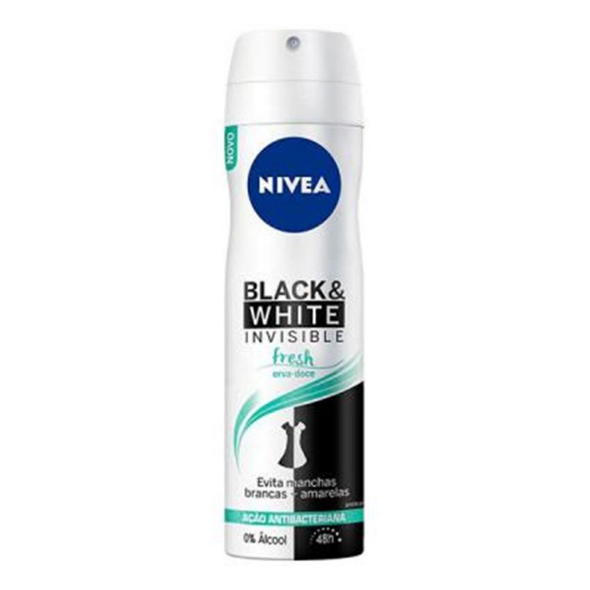 DESODORANTE AEROSOL NIVEA BLACK & WHITE FRESH 150ML