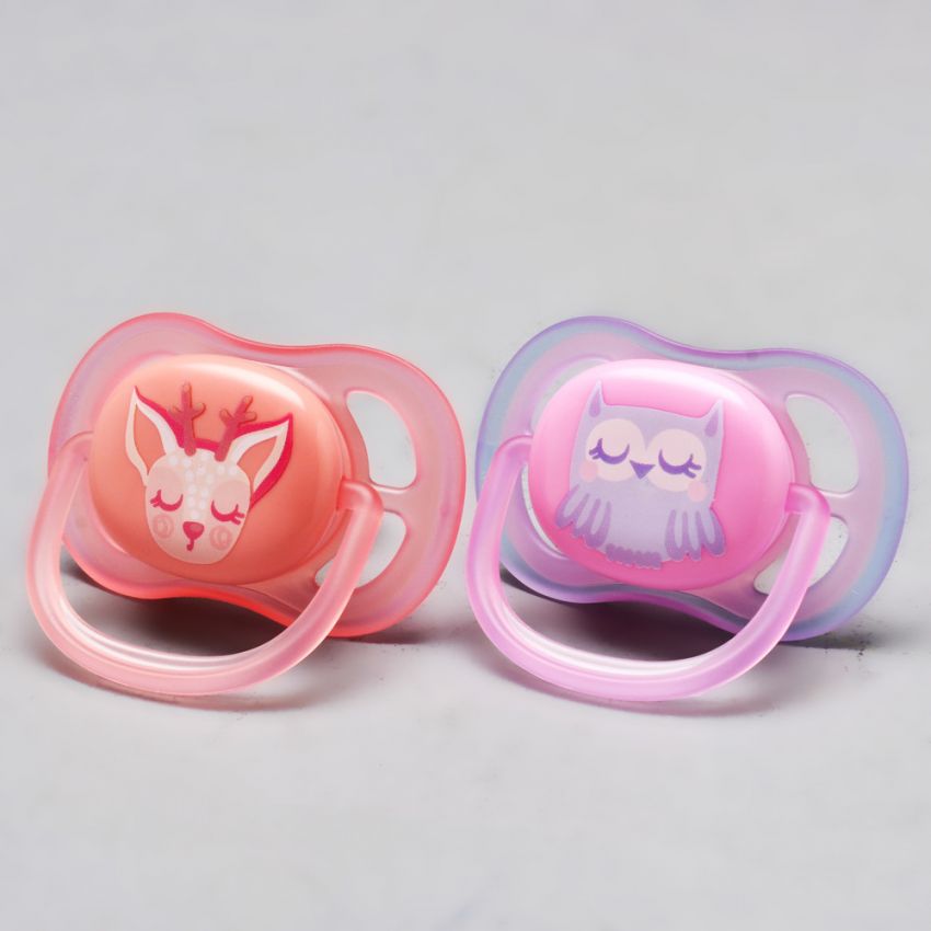 CHUPETA AVENT ULTRA AIR BEBES 0-6 MESES ROSA 2 UND 