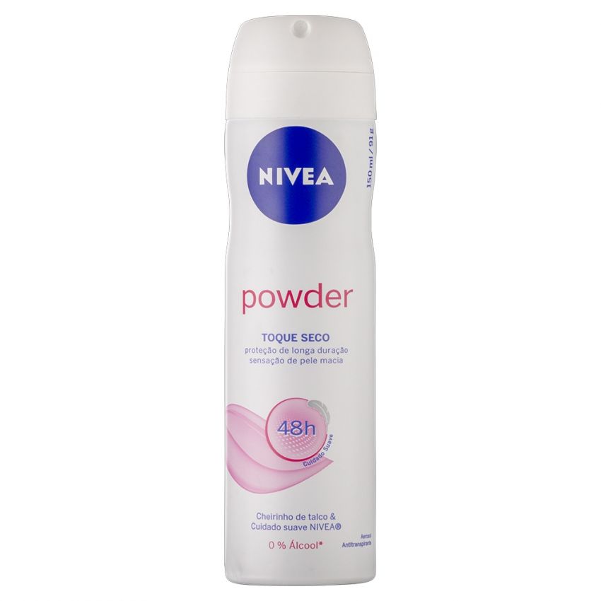 DESODORANTE AEROSOL NIVEA POWDER CONFORT 150ML