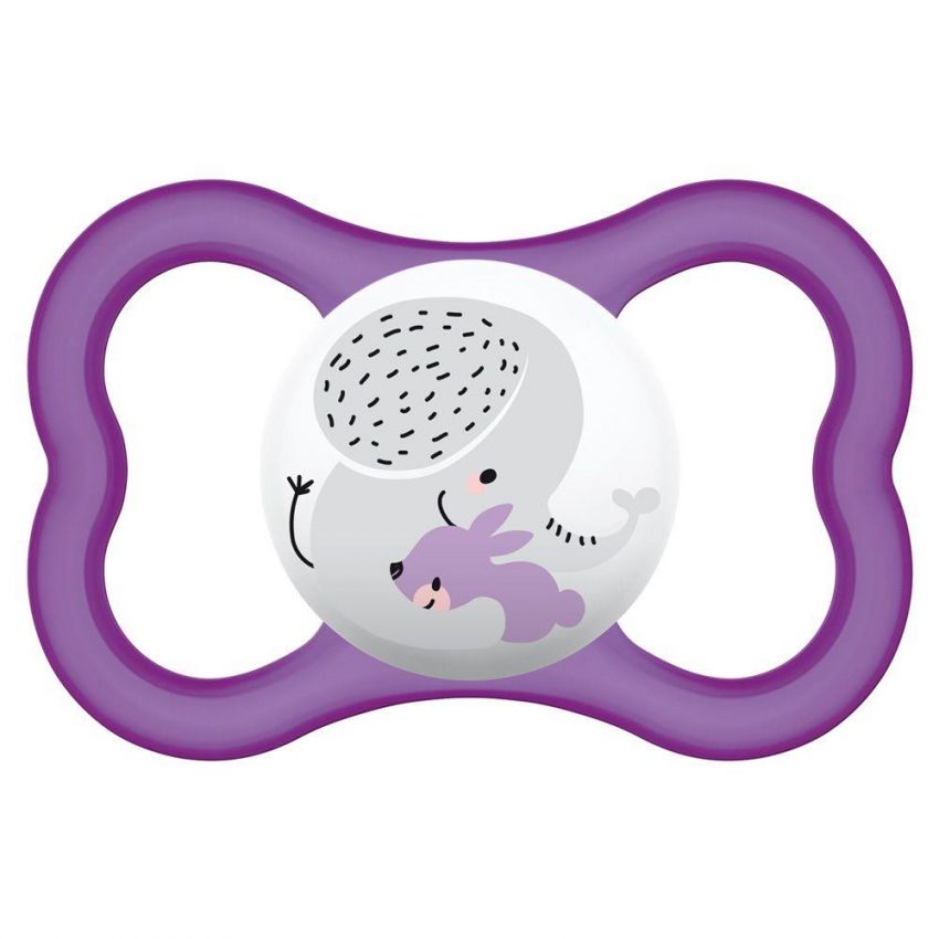CHUPETA MAM NIGHT AIR SILK TOUCH 6+ MESES GIRLS