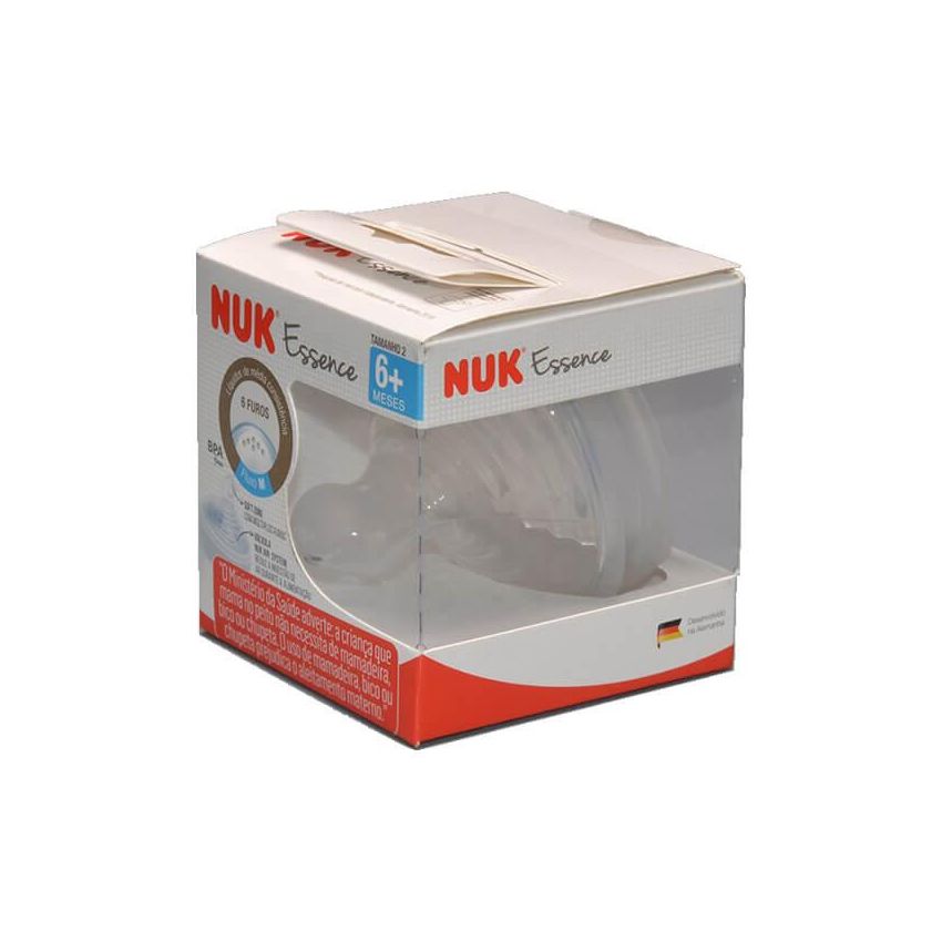 BICO DE MAMADEIRA NUK ESSENCE FLUXO LIQUIDO 6+ MESES