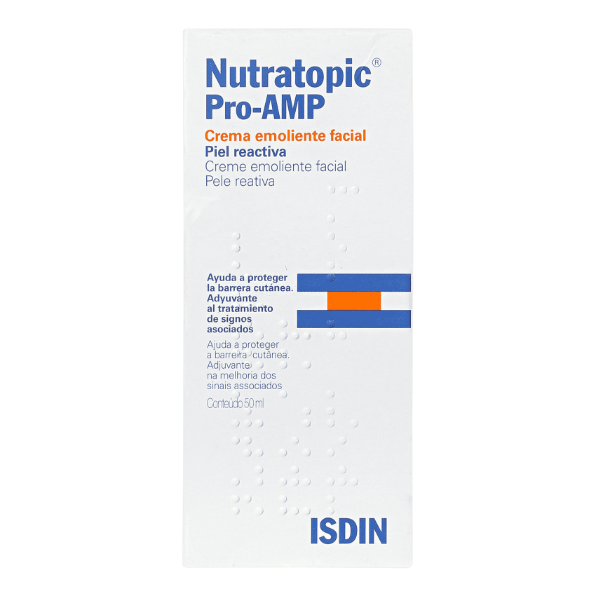 ISDIN NUTRATOPIC PRO-AMP CREME FACIAL COM 50ML 