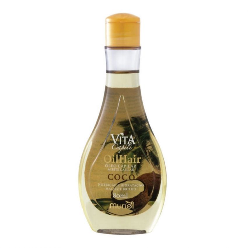 ÓLEO CAPILAR VITA CAPILI COCO 80ML