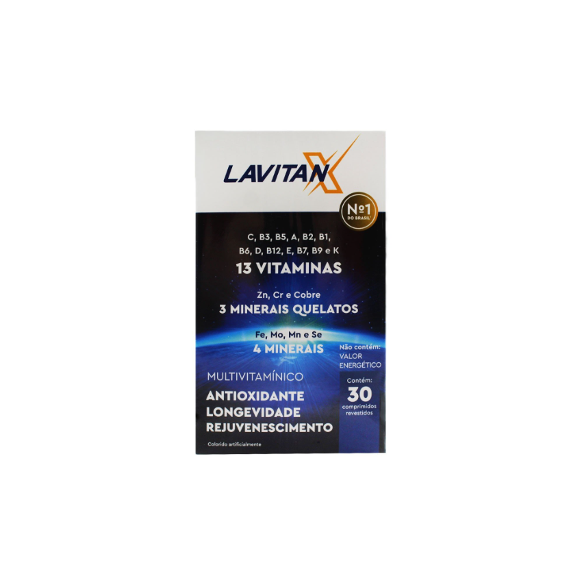 LAVITAN X BIO COMPLEX COM 30 COMPRIMIDOS REVESTIDOS