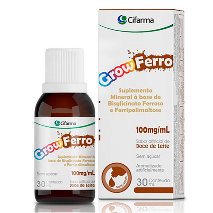 GROWFERRO 100MG COM 30ML