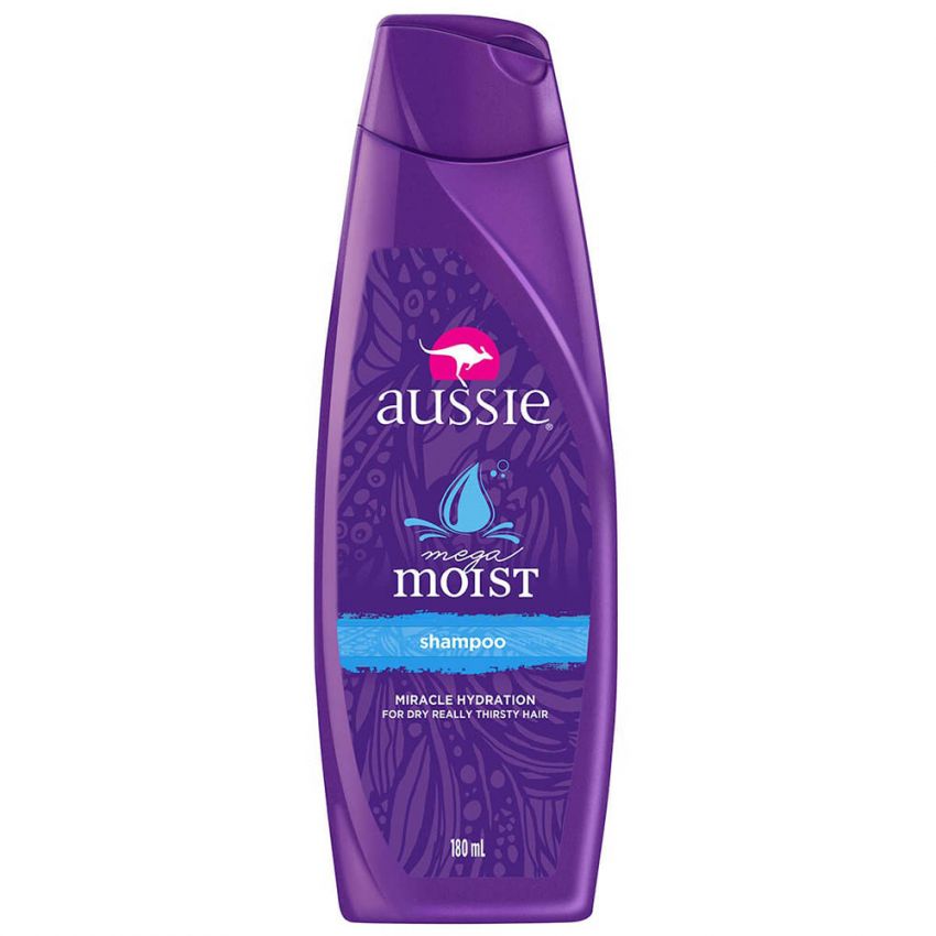 SHAMPOO AUSSIE MOIST MEGA 180ML