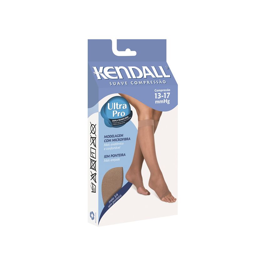 MEIA KENDALL 13-17- 3/4 COR MEL TAMANHO M SEM PONTEIRA