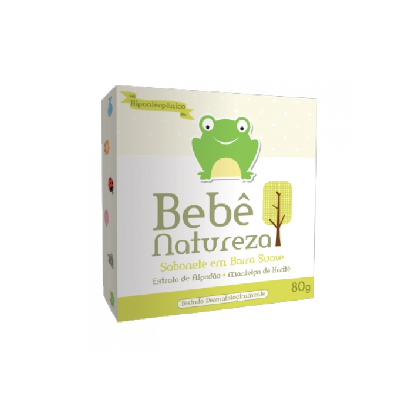 SABONETE EM BARRA BEBÊ NATUREZA SUAVE 80G