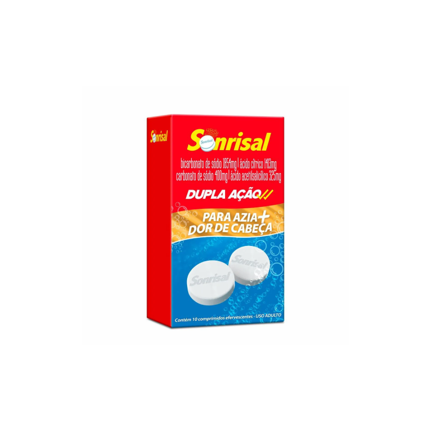 SONRISAL COM 10 COMPRIMIDOS