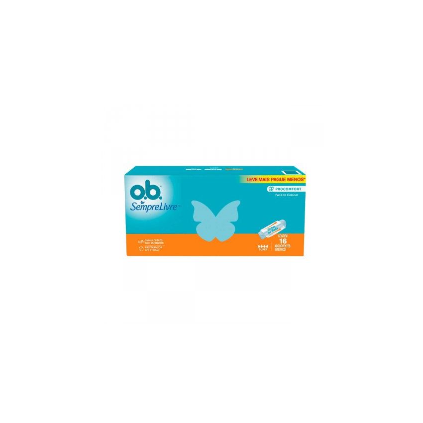 ABSORVENTE INTERNO OB PRO COMFORT SUPER COM 16 UN