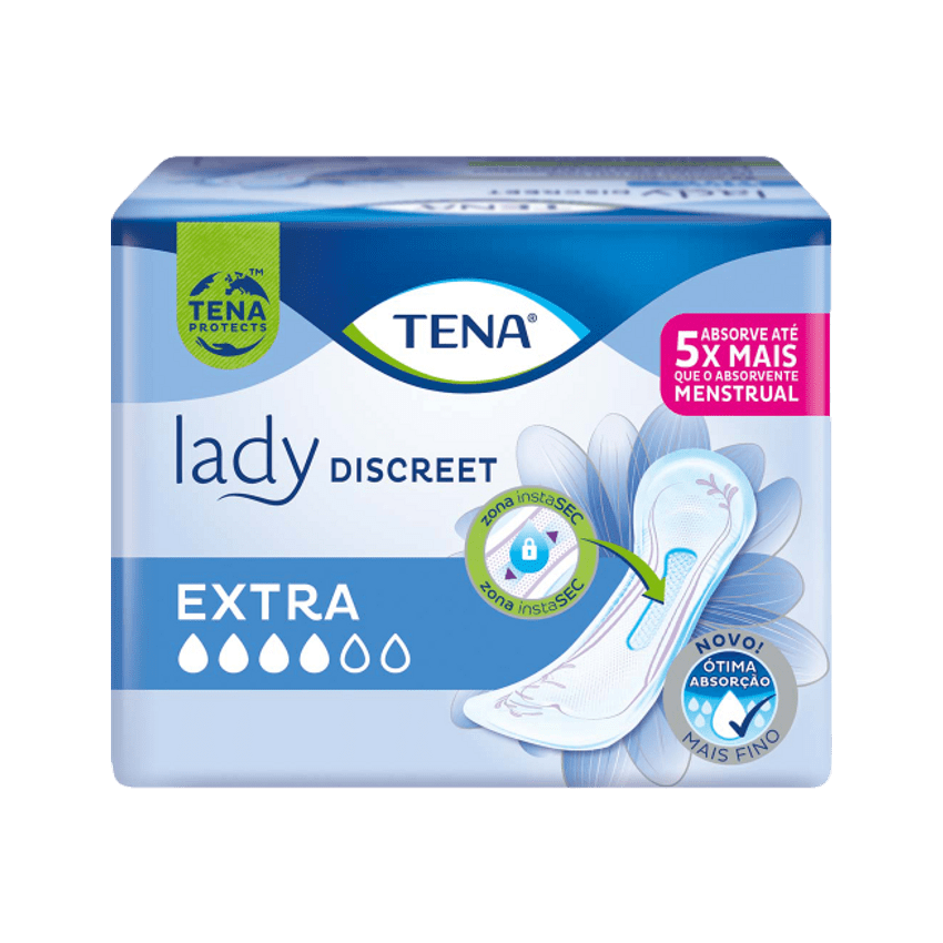 ABSORVENTE GERIATRICO TENA NORMAL SLIM COM 16 UNI