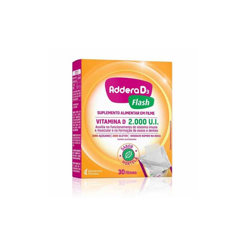 ADDERA D3 FLASH COM 30 COM 30 FILMES