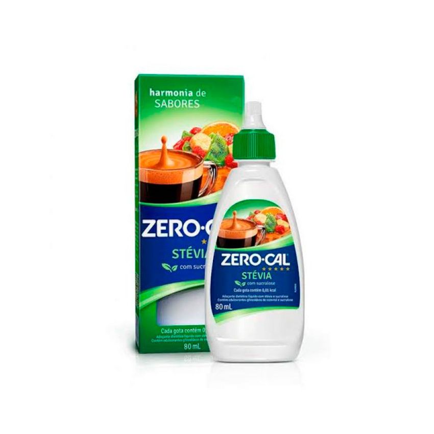 ADOCANTE ZERO-CAL STÉVIA COM SUCRALOSE 80ML
