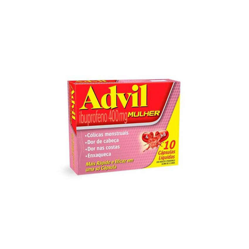 ADVIL MULHER 400MG COM 10 CÁPSULAS