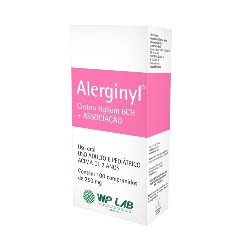 ALERGINYL 250MG COM 100 COMPRIMIDOS