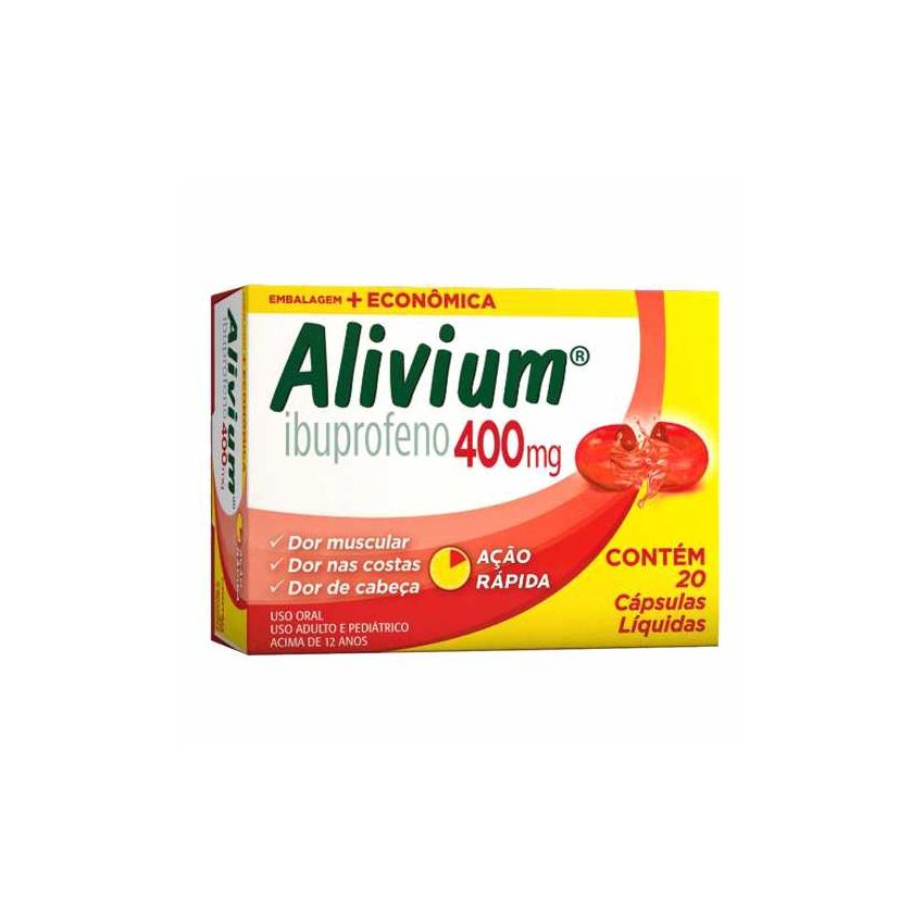 ALIVIUM 400MG COM 20 CÁPSULAS