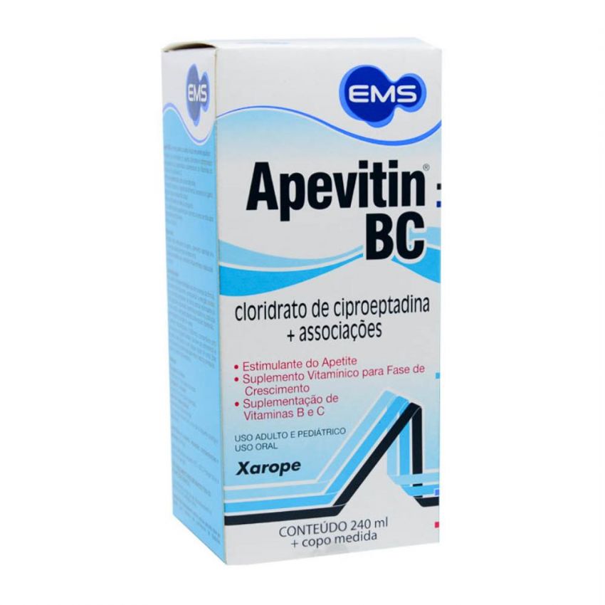 APEVITIN BC SOLUÇÃO 240ML-EMS-