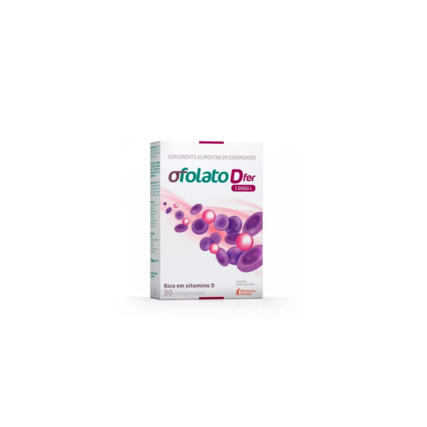 OFOLATO DFER 1000UI COM 30 COMP