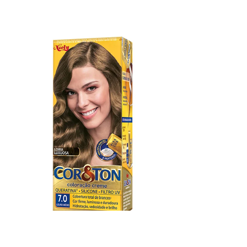 TINTURA COR&TON LOURO MÉDIO 7.0