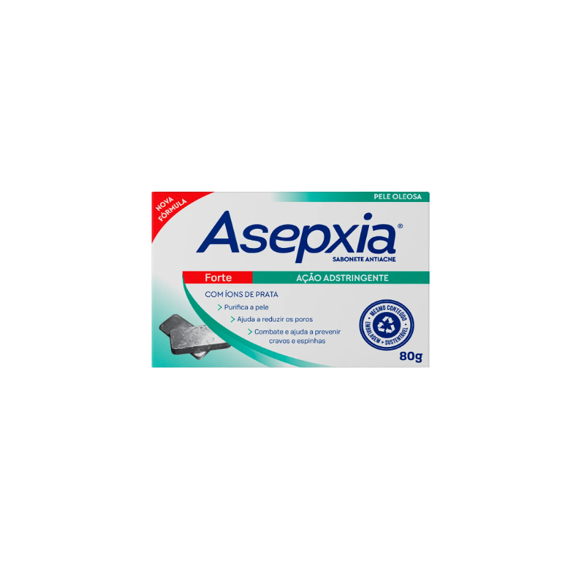 SABONETE EM BARRA ASEPXIA FORTE 90G