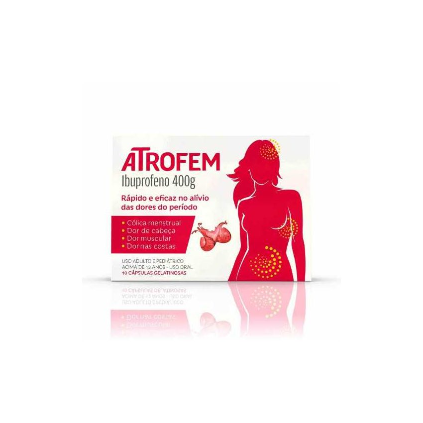 ATROFEM 400MG COM 10 CÁPSULAS-CATALENT- 