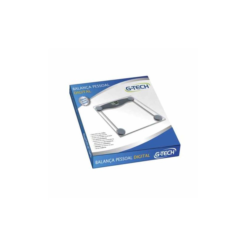 BALANÇA DIGITAL GTECH GLASS 10