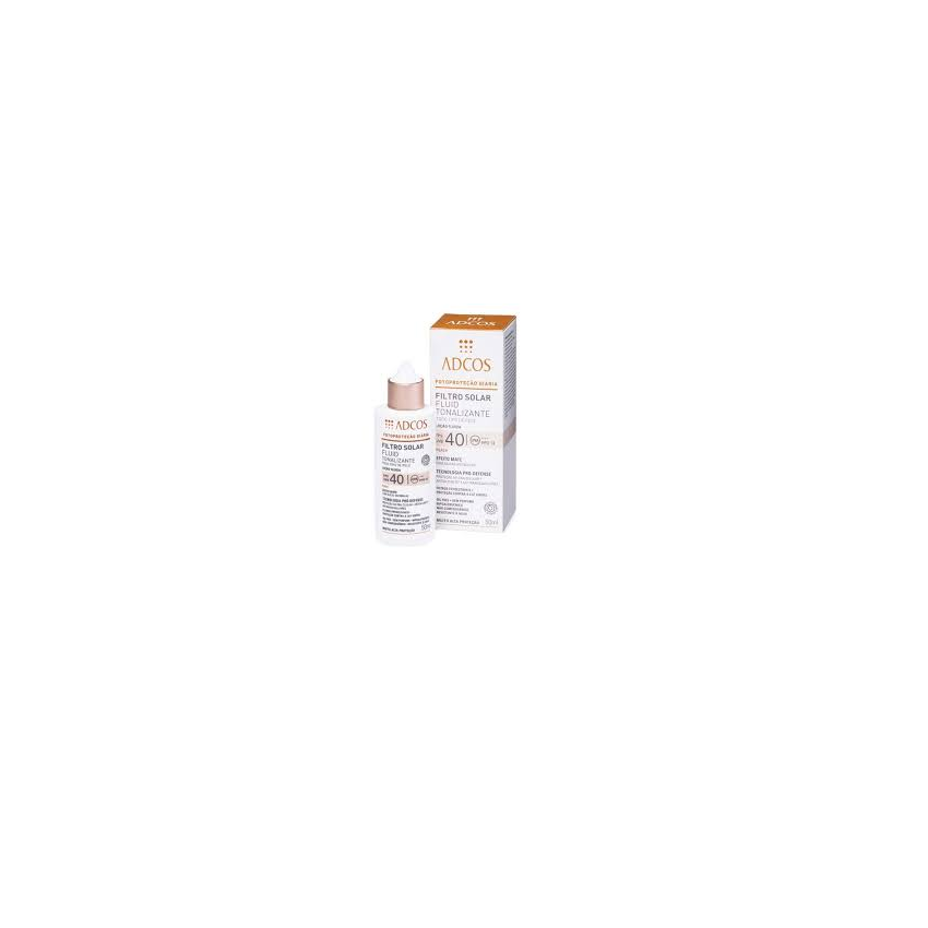 ADCOS PROTETOR SOLAR FLUID FPS40 BEGE 50ML