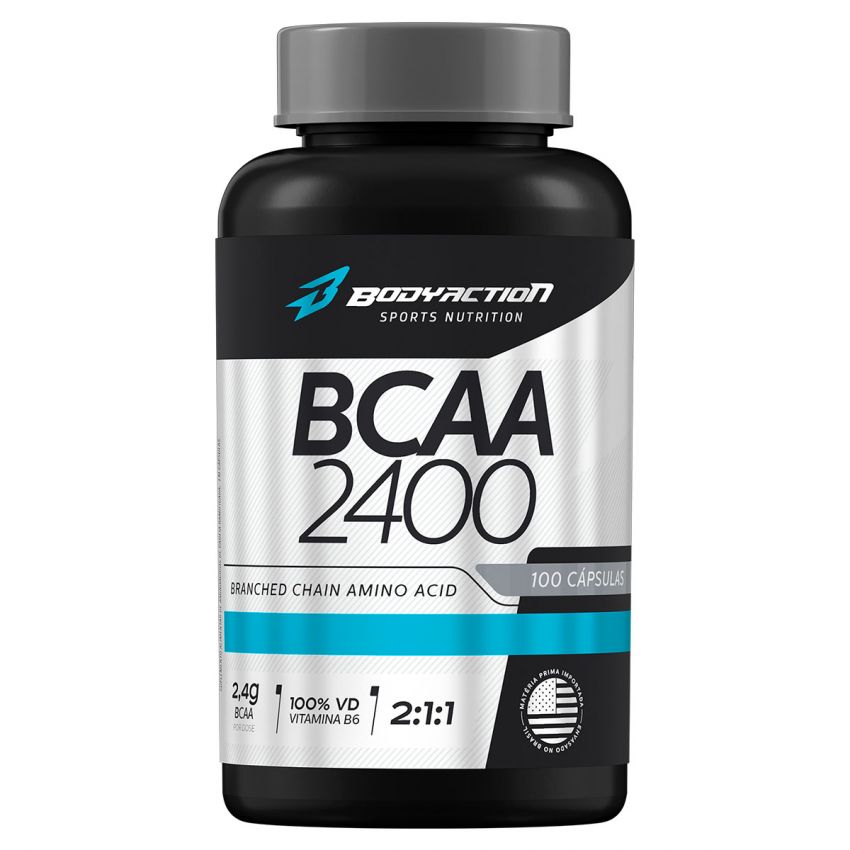 BCAA 2400 BODYACTION 100 CÁPSULAS
