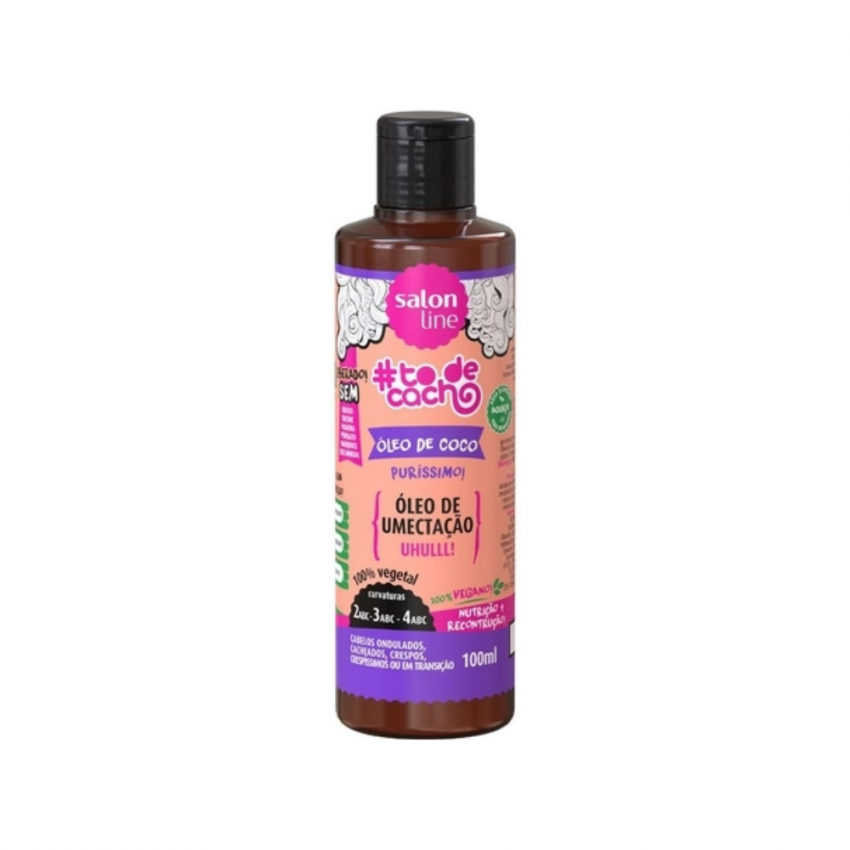 SALON LINE COCO PURÍSSIMO ÓLEO DE UMECTAÇÃO 100ML 