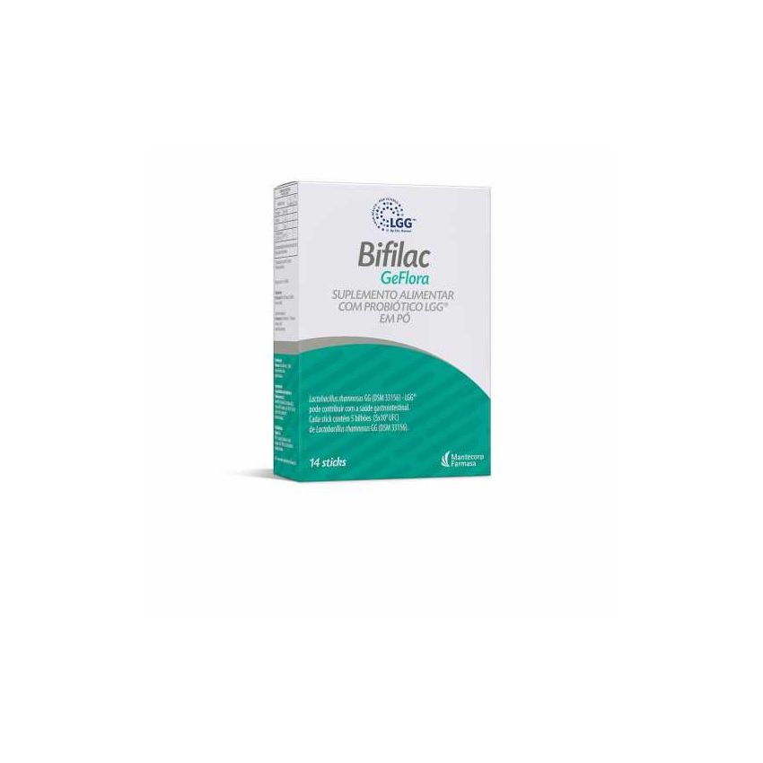 BIFILAC GEFLORA EM PÓ COM 14 STICKS